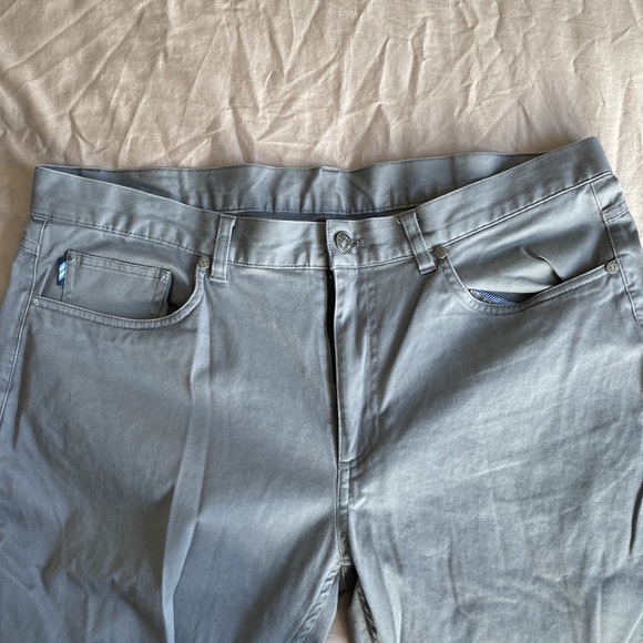 Light Grey Brooks Brothers Pants 36x30 - Picture 2 of 5